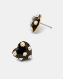 MIMCO - Polka Heart Stud Earrings