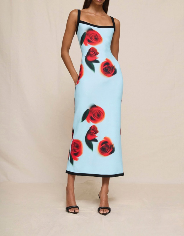 BY JOHNNY. - Sky Rose Midi Dress