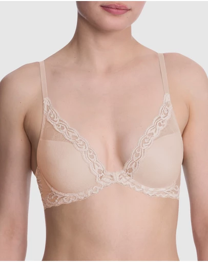 Natori - Feathers Lightly Padded Wired Plunge Bra