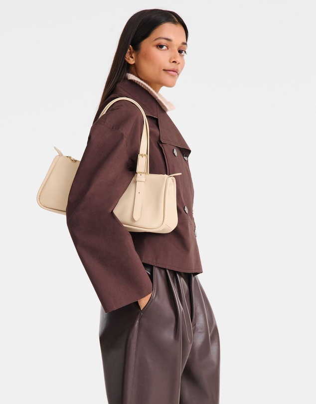Longchamp - Looong Leather Shoulder Bag - Large