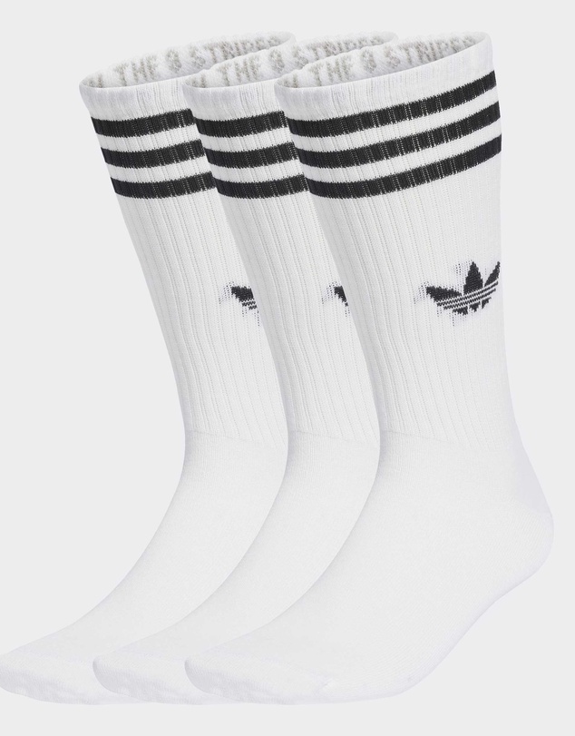 adidas Originals - 3-Stripes High Crew Socks 3 Pairs Unisex