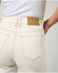 All About Eve - Charlie High Rise Wide Leg Jean Vintage White