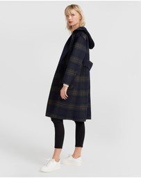 Belle & Bloom - Walk This Way Wool Blend Hooded Coat