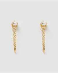 Izoa - Savannah Chain Drop Earrings