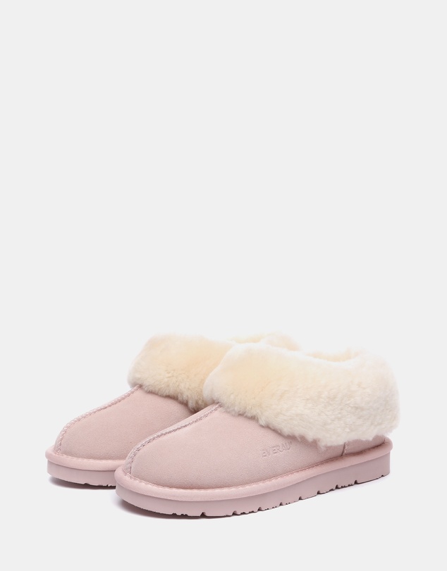 EVERAU - EverAU Ugg Homey Slipper Suede Cow Suede Upper House Shoes