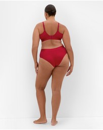 City Chic - Signature Ccx Cheeky Panty - Shiraz