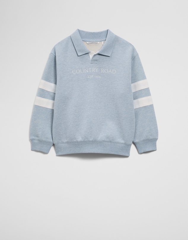 Country Road - Organically Grown Cotton Collared Sweat