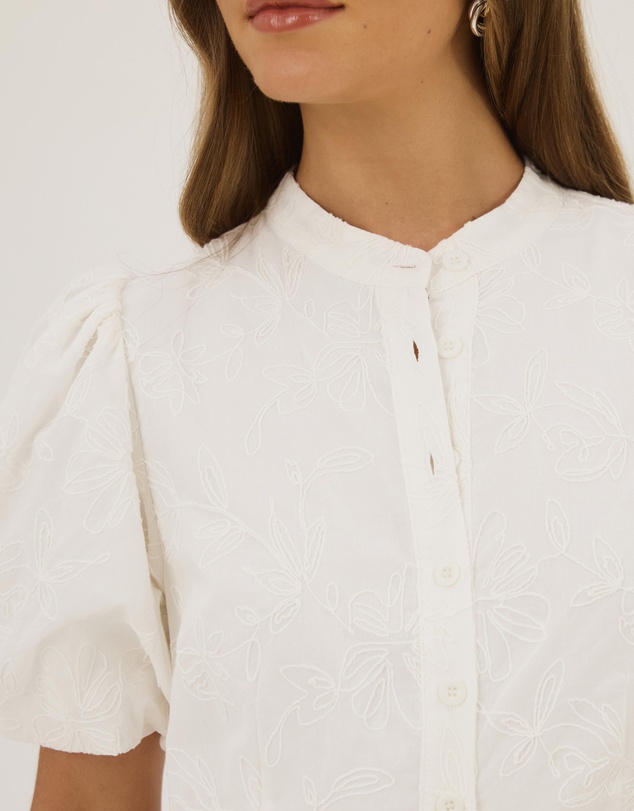 Atmos&Here - Pippa Puff Sleeve Midi Dress