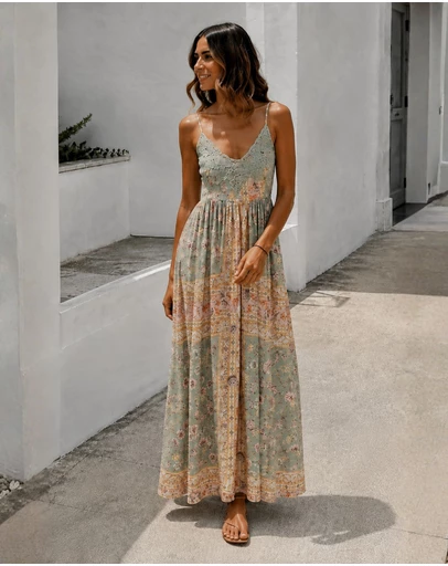Esther & Co - Therese Dress - Spring Meadow