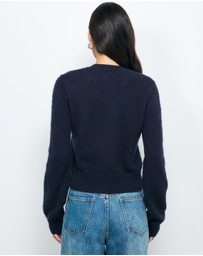AERE - Maely Knit Bomber Cardigan