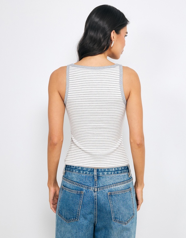 AERE - Cotton Stripe Tank