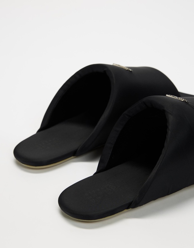 MM6 Maison Margiela - Logo Badge Flat Sandals