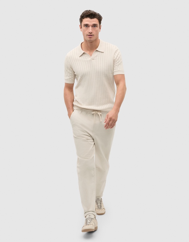 Seed Heritage - Stripe Cotton Knit Polo