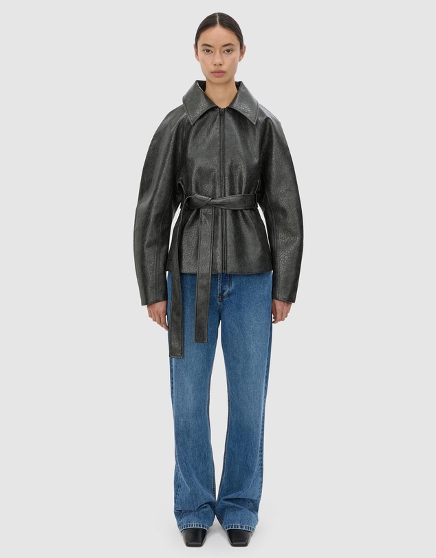 C&M CAMILLA AND MARC - Oreno Croc Belted Jacket