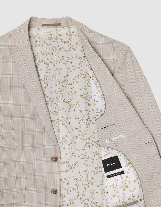 Politix - Dixon Prince Of Wales Tailored Jacket