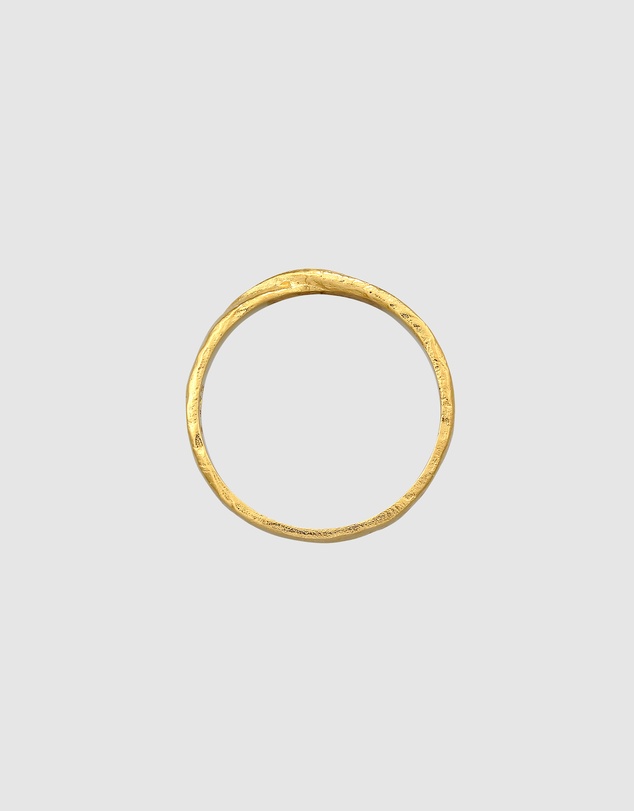 Haze & Glory - ICONIC EXCLUSIVE - Twisted Ring in Gold-Plated 925 Silver