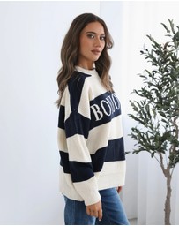 Esther & Co - Alisson Knit - Navy Multi
