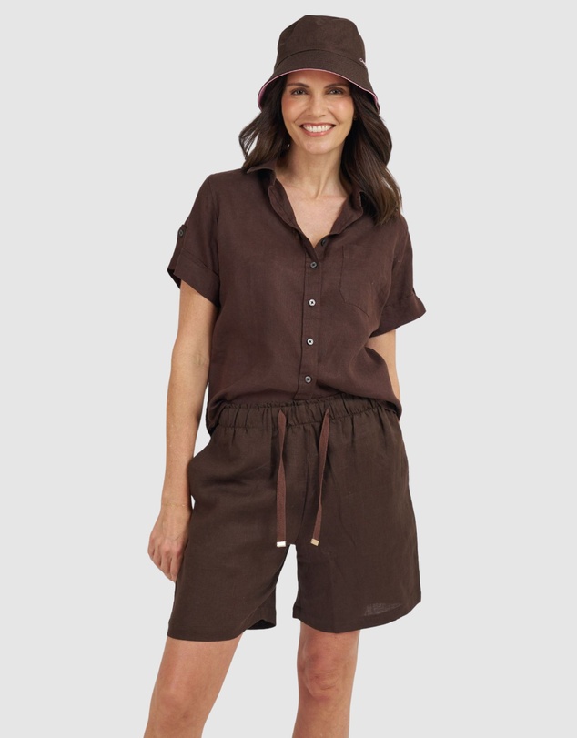 CAMIXA - Panthea Linen Shorts