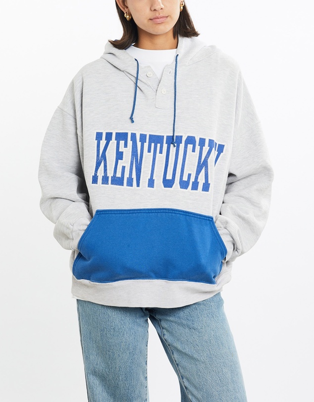 Vintage by The Real Deal - Pre Loved - Vintage 90s University of Kentucky Hooded Sweatshirt