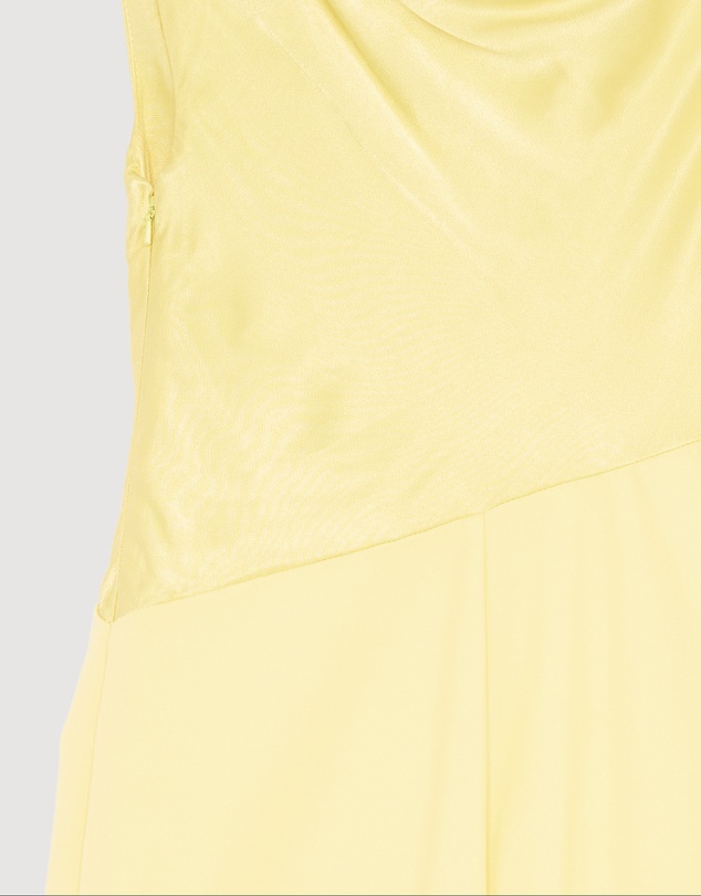 Revibe - Repaired Shona Joy Dillon Contrast Draped Maxi Dress - AU 10