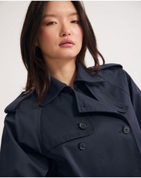Oxford - Annalise Crop Trench Jacket
