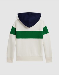 Polo Ralph Lauren - Logo Fleece Rugby Hoodie - ICONIC EXCLUSIVE - Teens