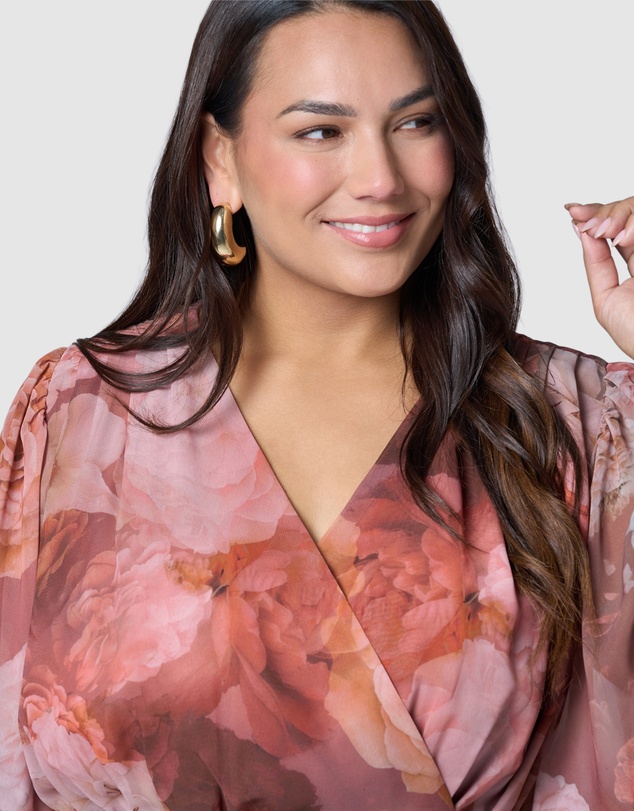 Pink Dusk by Curve Project - Hypnotic Maxi Dress