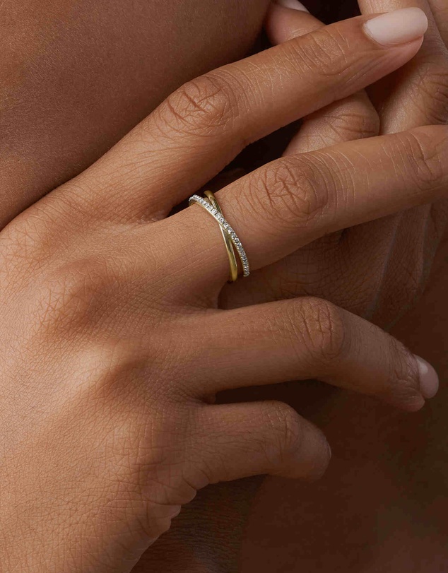 Fossil - Fossil Vintage Iconic Gold Ring JF03752710