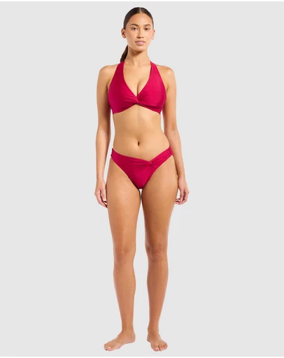 JETS - Shine Twist Front Hipster Bikini Bottom