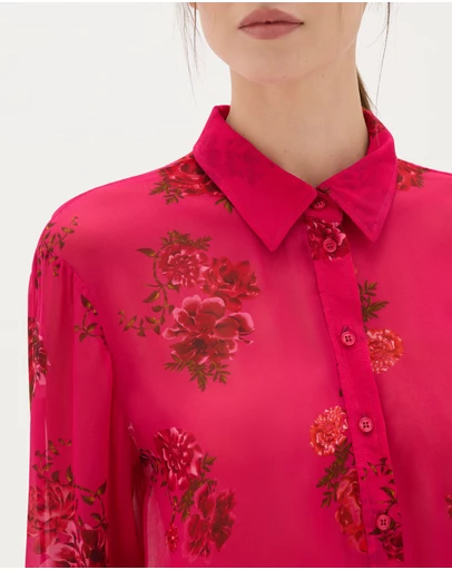 Muma World - Magenta Bloom Classic Shirt
