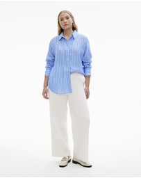 Witchery - French Linen Stripe Shirt