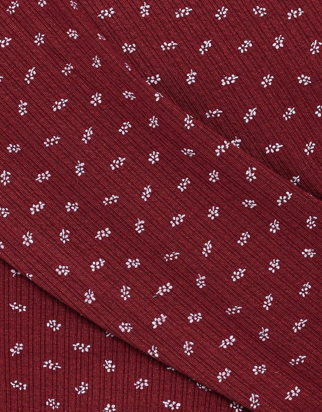 Petal & Pup - Brooklyn Crossover Top - Burgundy Floral