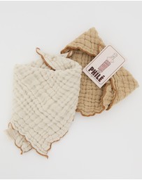 Phile - Cotton Bib - Double Pack