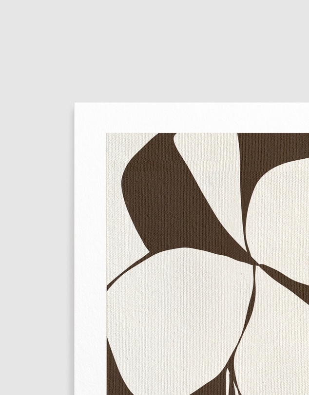 Olive et Oriel - Muted Petals No 1 by Shatha Al Dafai Art Print
