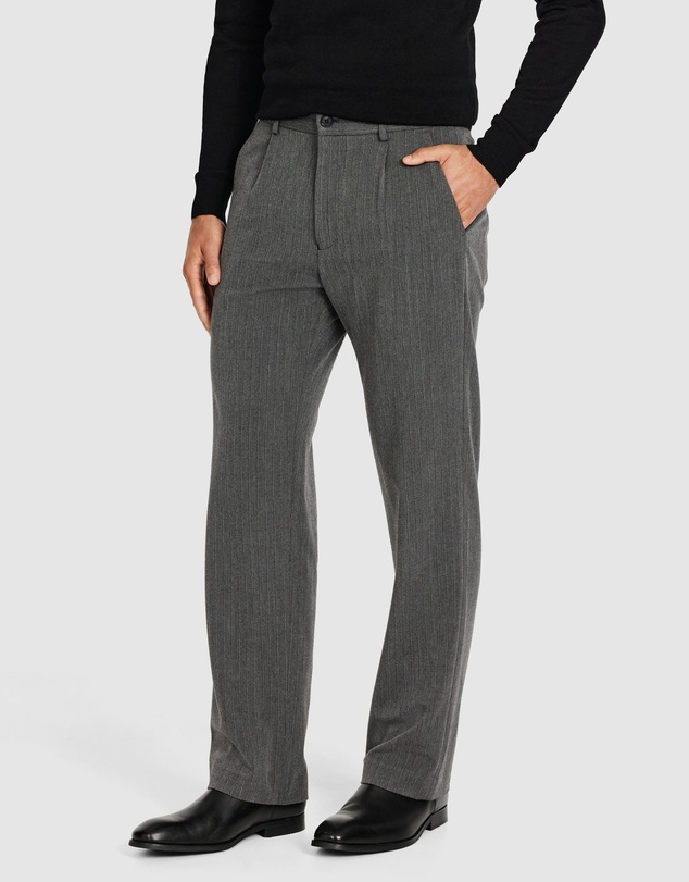 Tarocash - Strand Pinstripe Pleat Pant
