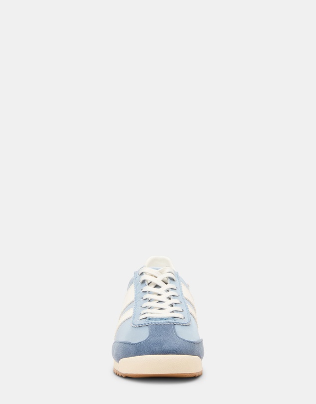 Steve Madden - Jumper Light Blue Satin Sneakers