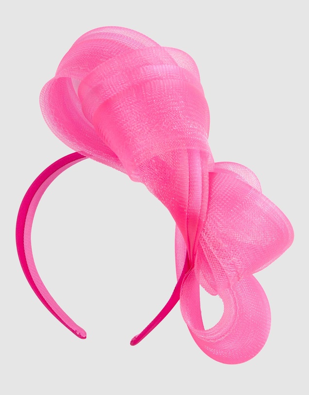 Fillies Collection - Bespoke Hot Pink Racing Fascinator