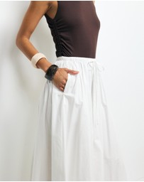 AERE - Grace Cotton Skirt