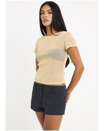 Alice In The Eve - Sydney Lurex Top