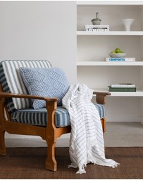 Bambury - Haven Throw Blue