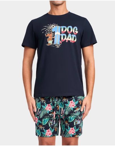 Mitch Dowd - Mitchdowd Palm Pups Short Sleeve Pyjama Set