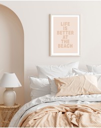 Olive et Oriel - Life Is Better Art Print