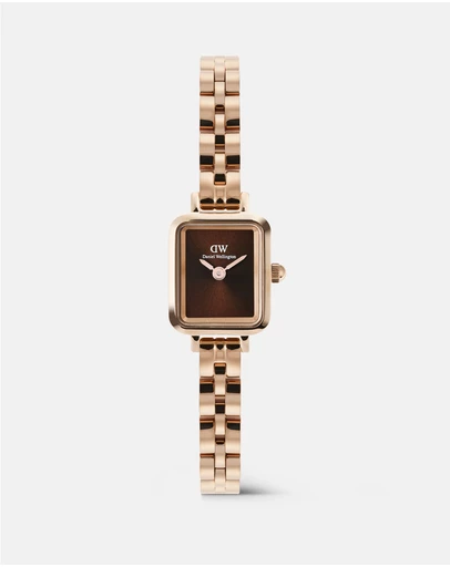 Daniel Wellington - Quadro Mini Arch 3-Link Amber Sunray RG