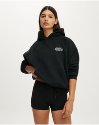 Cotton On Body Active - Plush Premium Graphic Raglan Hoodie