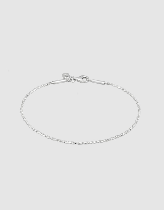 Kuzzoi - ICONIC EXCLUSIVE - Classic Rope Chain Bracelet in 925 Sterling Silver
