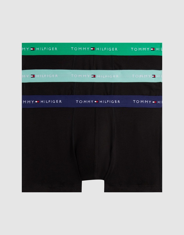Tommy Hilfiger - 3-Pack Essential Logo Waistband Trunks