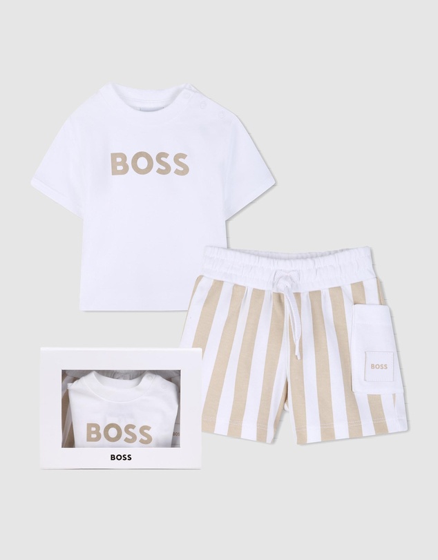 BOSS - T Shirt And Shorts - Kids