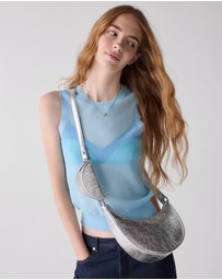 Kate Spade - Duo Crinkle Metallic Leather Crossbody Bag
