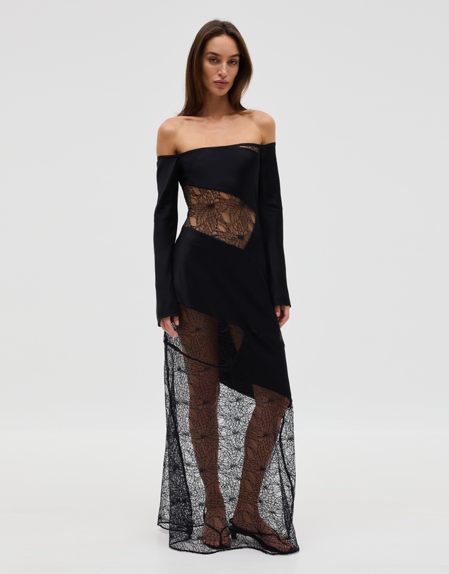 Third Form - Inhale Panel Off Shoulder Dress