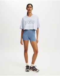 Cotton On Body Active - Cropped Graphic Sporty Tee